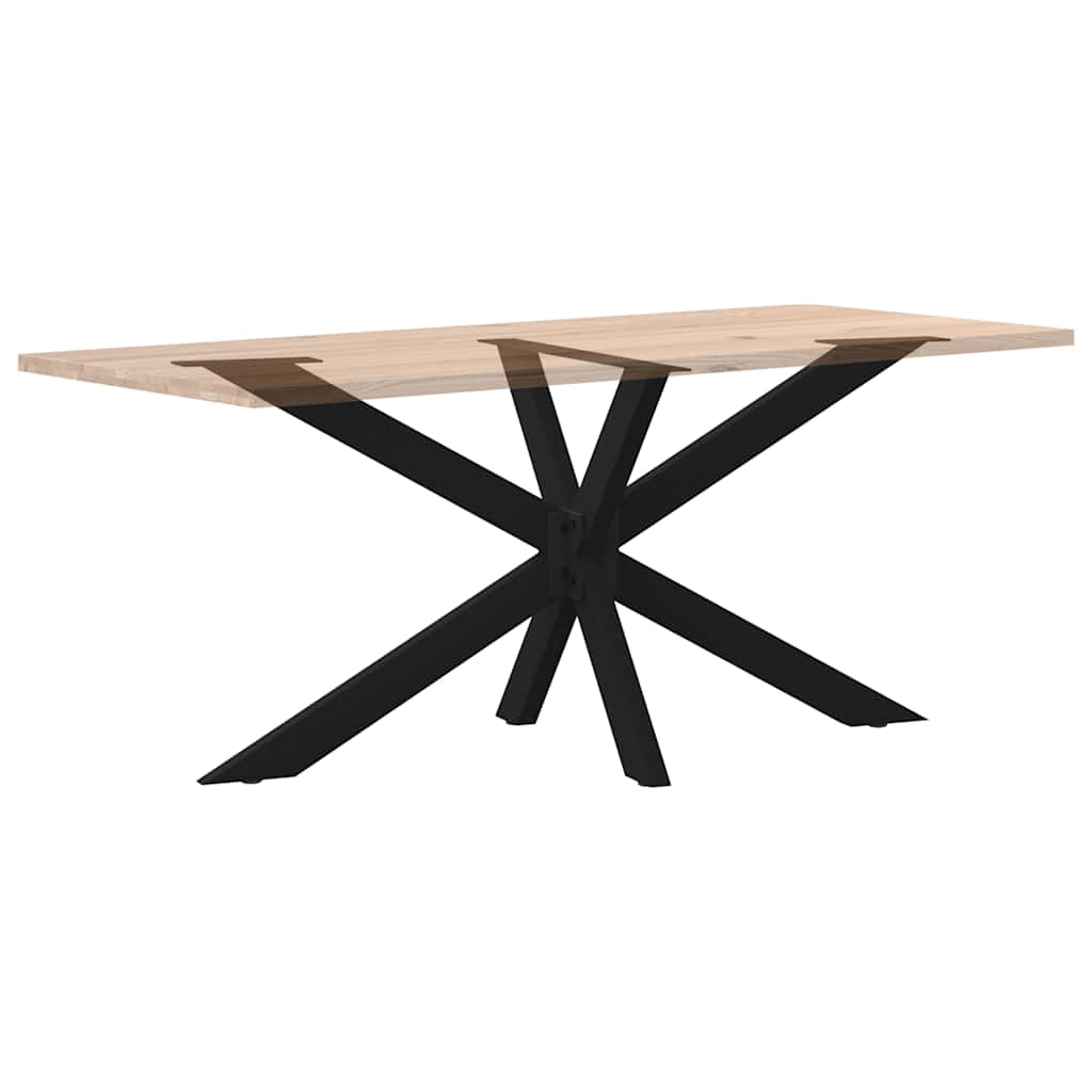 Noge blagovaonskog stola u obliku pauka crne 150x78x(72-73) cm čelik