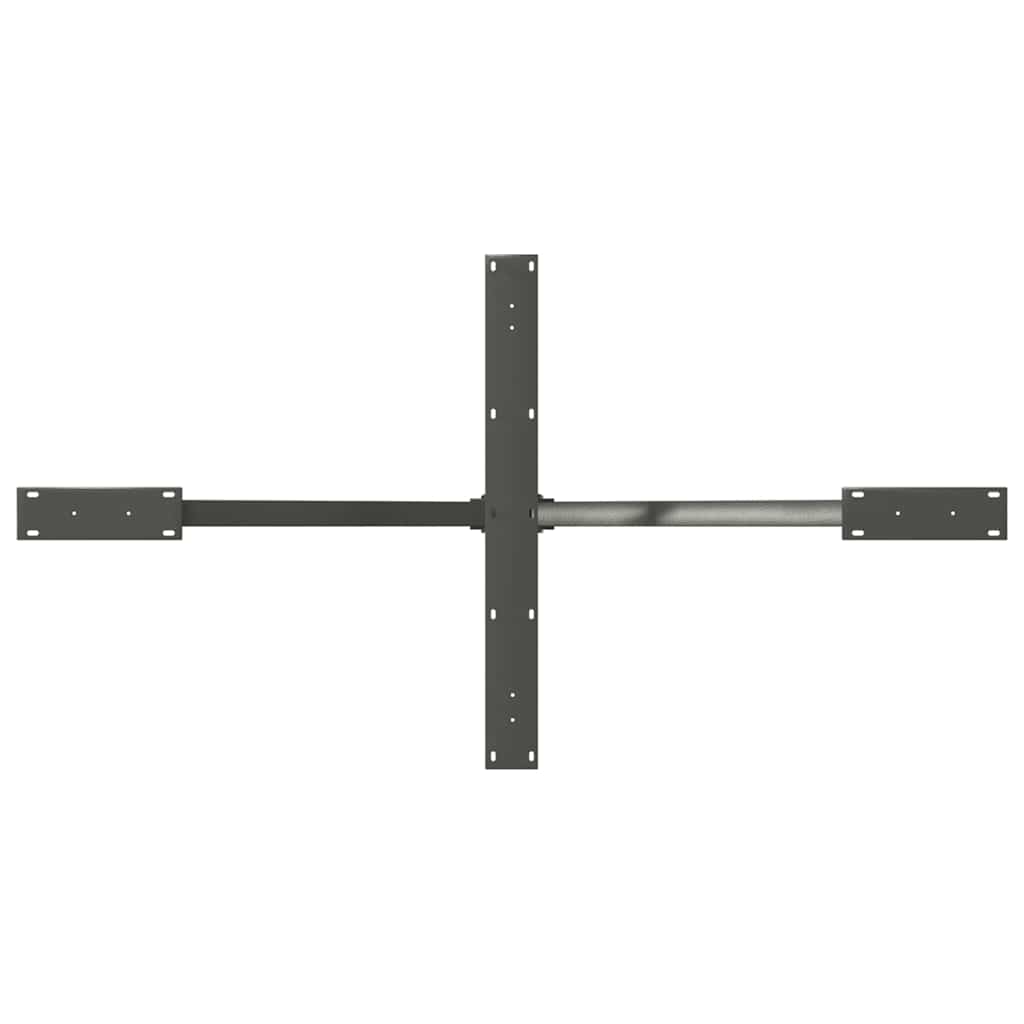 Noge blagovaonskog stola u obliku pauka antracit 150x78x(72-73) cm čelik