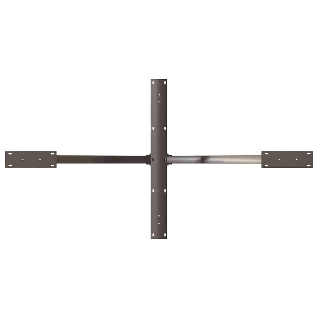 Noge blagovaonskog stola u obliku pauka crne 150x78x(72-73) cm čelik