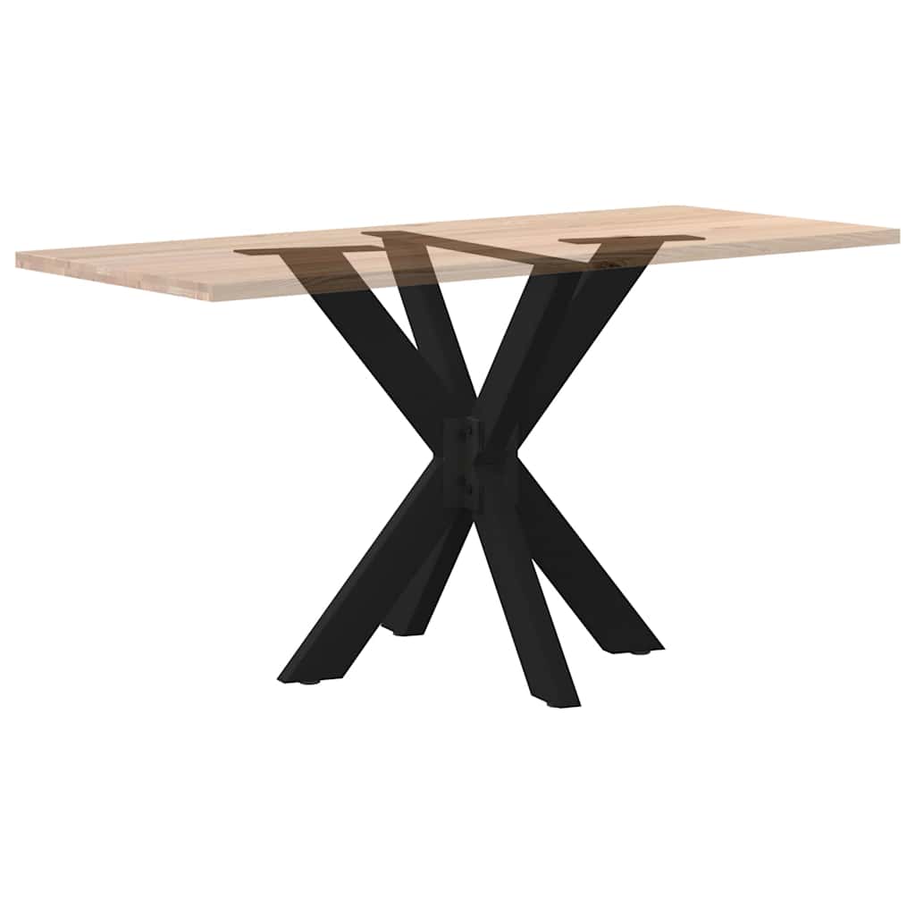 Noge blagovaonskog stola u obliku pauka crne 85x85x(72-73) cm čelik