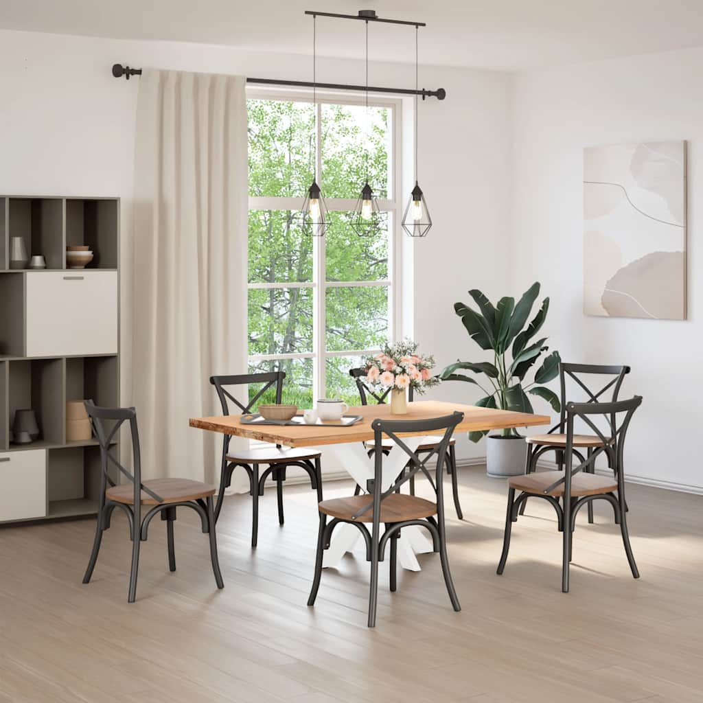 Noge blagovaonskog stola u obliku pauka bijele 85x85x(72-73) cm čelik