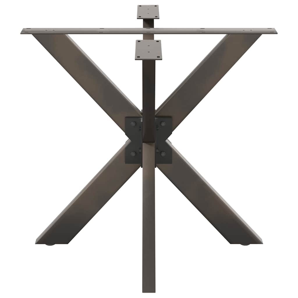 Noge blagovaonskog stola u obliku pauka crne 85x85x(72-73) cm čelik