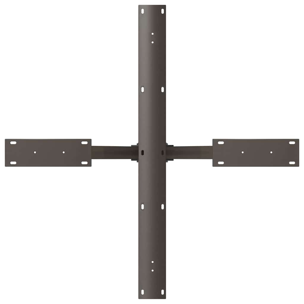 Noge blagovaonskog stola u obliku pauka crne 85x85x(72-73) cm čelik