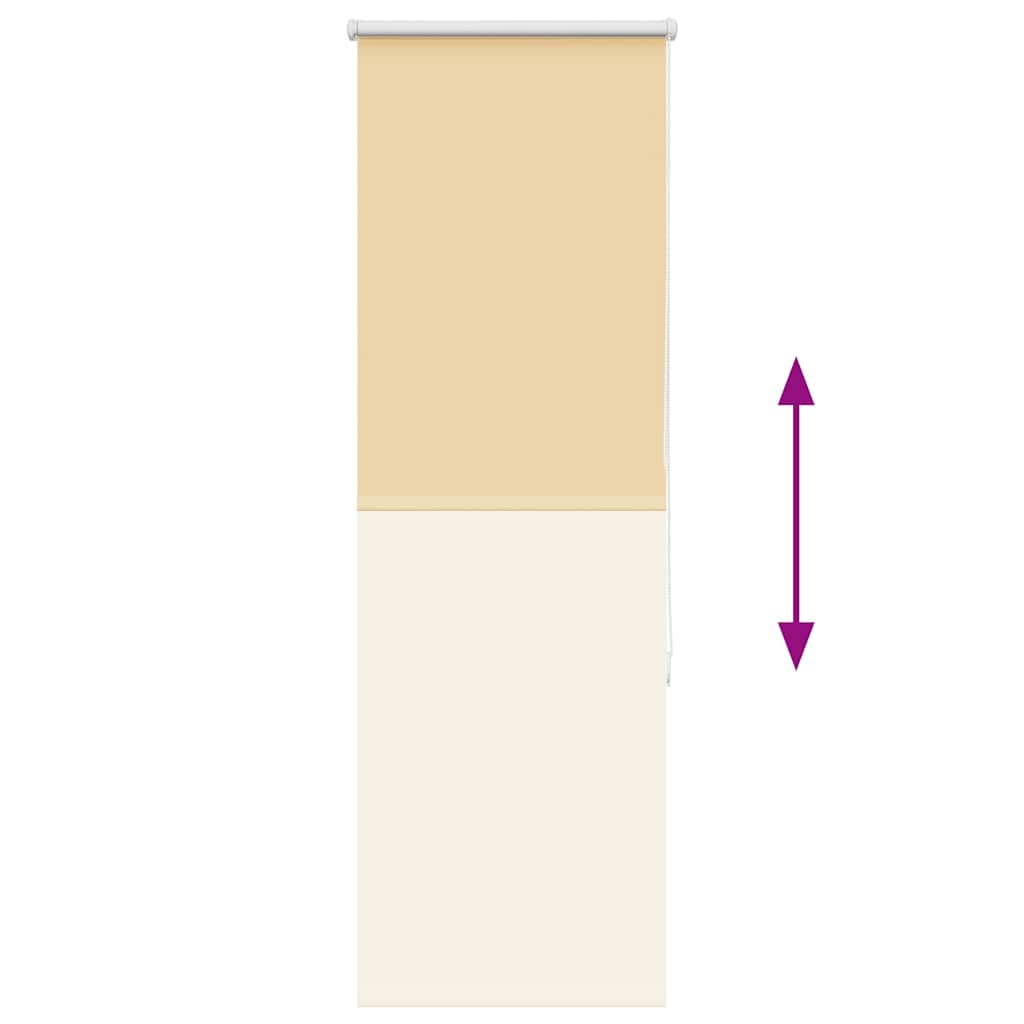 Rolo zavjesa Blackout Bež 40x130 cm Širina tkanine 35,7 cm