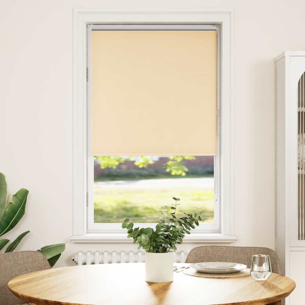 Rolo zavjesa Blackout Bež 80x130 cm Širina tkanine 75,7 cm