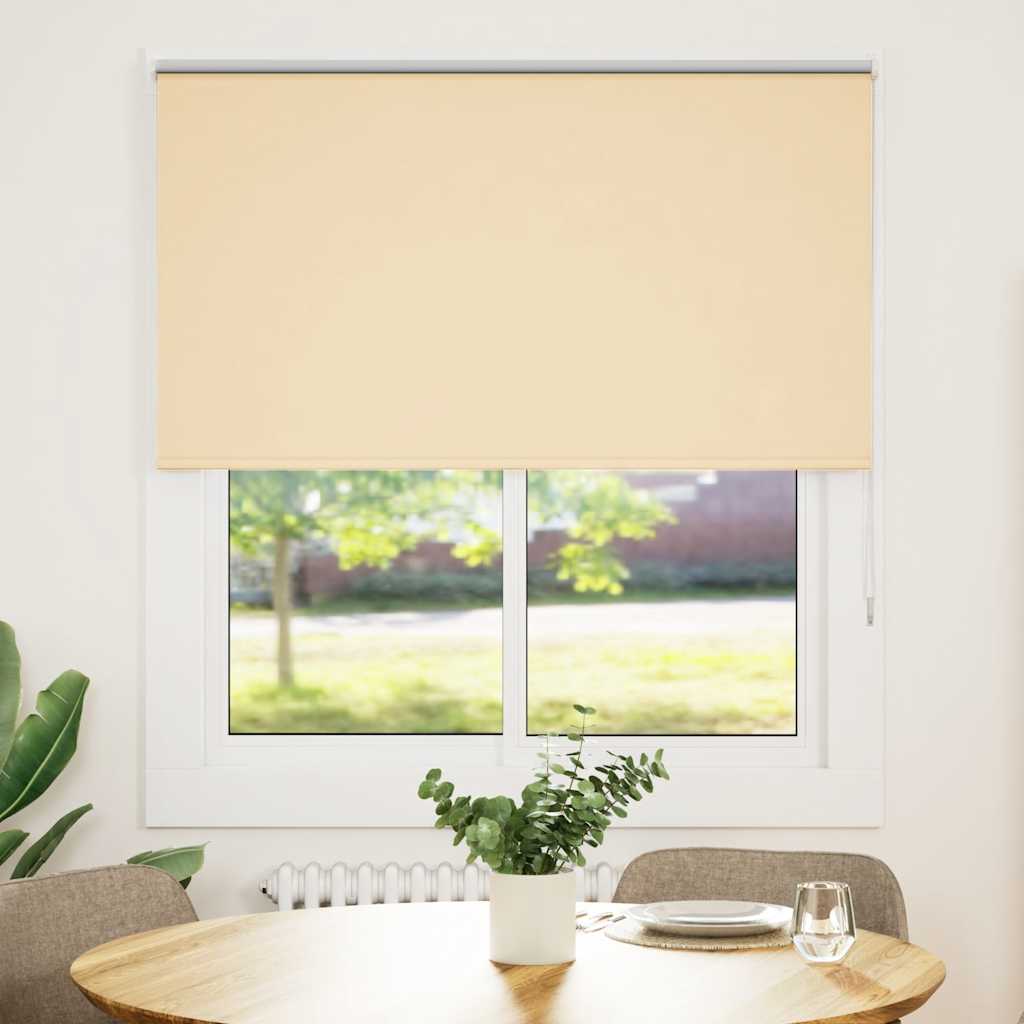 Rolo zavjesa Blackout Bež 125x150 cm Širina tkanine 121,6 cm