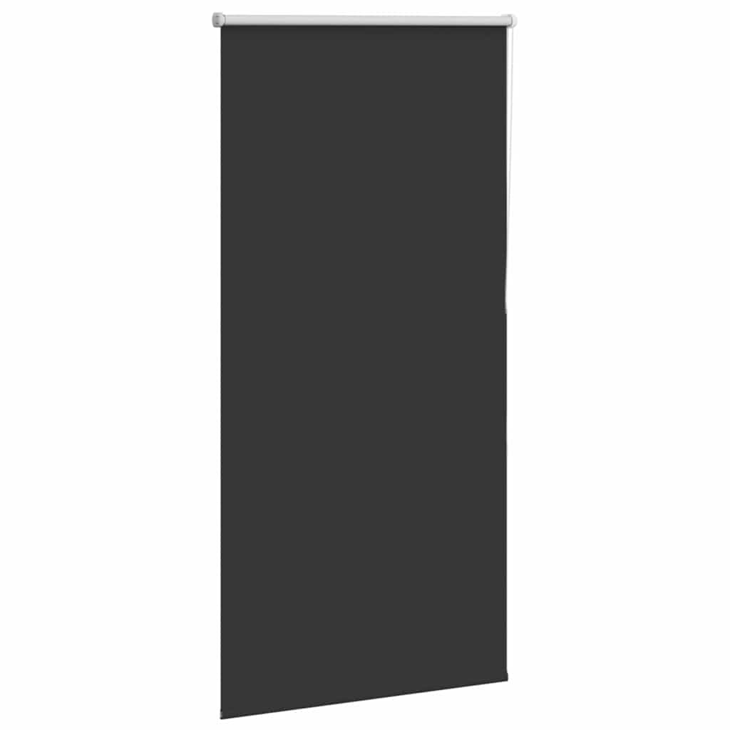 Rolo zavjesa Blackout Black 80x130 cm Širina tkanine 75,7 cm