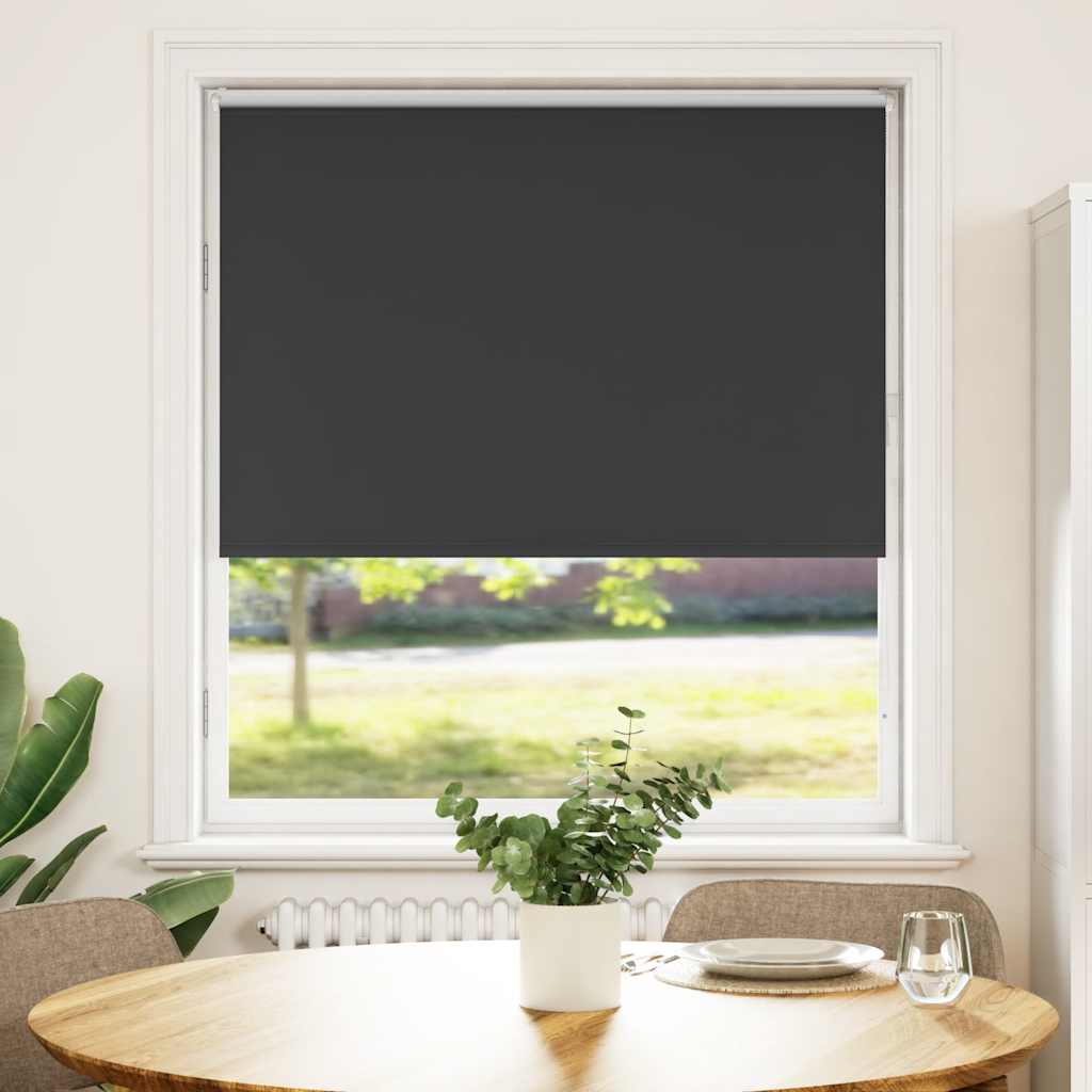 Rolo zavjesa Blackout Black 90x130 cm Širina tkanine 85,7 cm