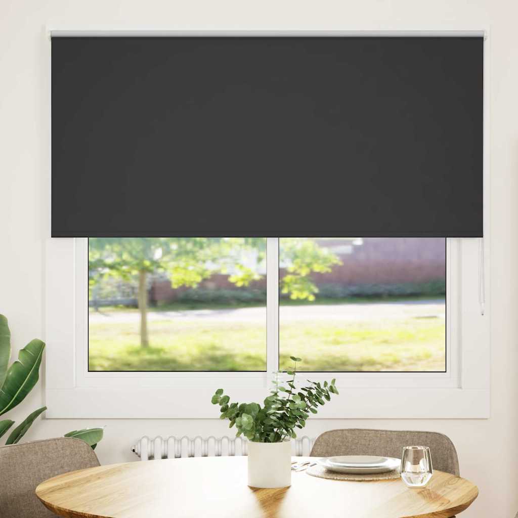 Rolo zavjesa Blackout Black 145x130 cm Širina tkanine 141,6 cm