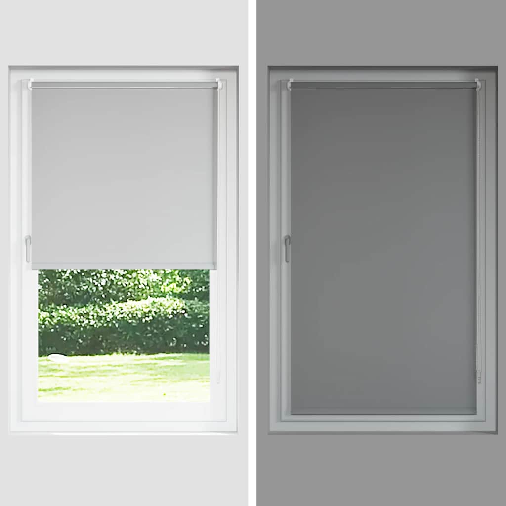 Rolo zavjesa Blackout Black 85x150 cm Širina tkanine 80,7 cm