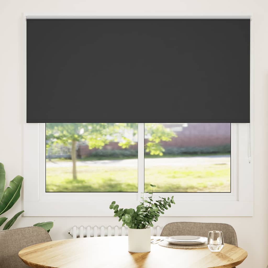Rolo zavjesa Blackout Black 155x150 cm Širina tkanine 151,6 cm