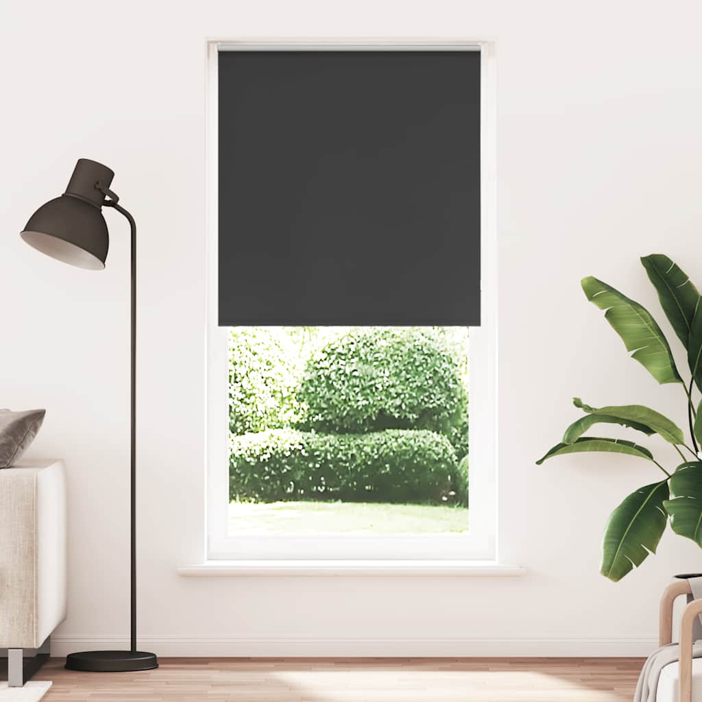 Rolo zavjesa Blackout Black 110x210 cm Širina tkanine 105,7 cm