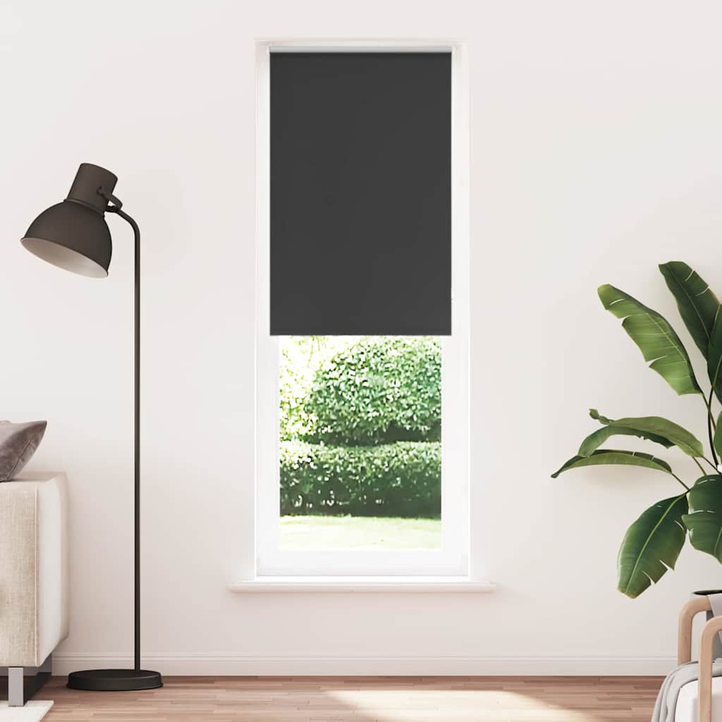 Rolo zavjesa Blackout Black 75x230 cm Širina tkanine 70,7 cm