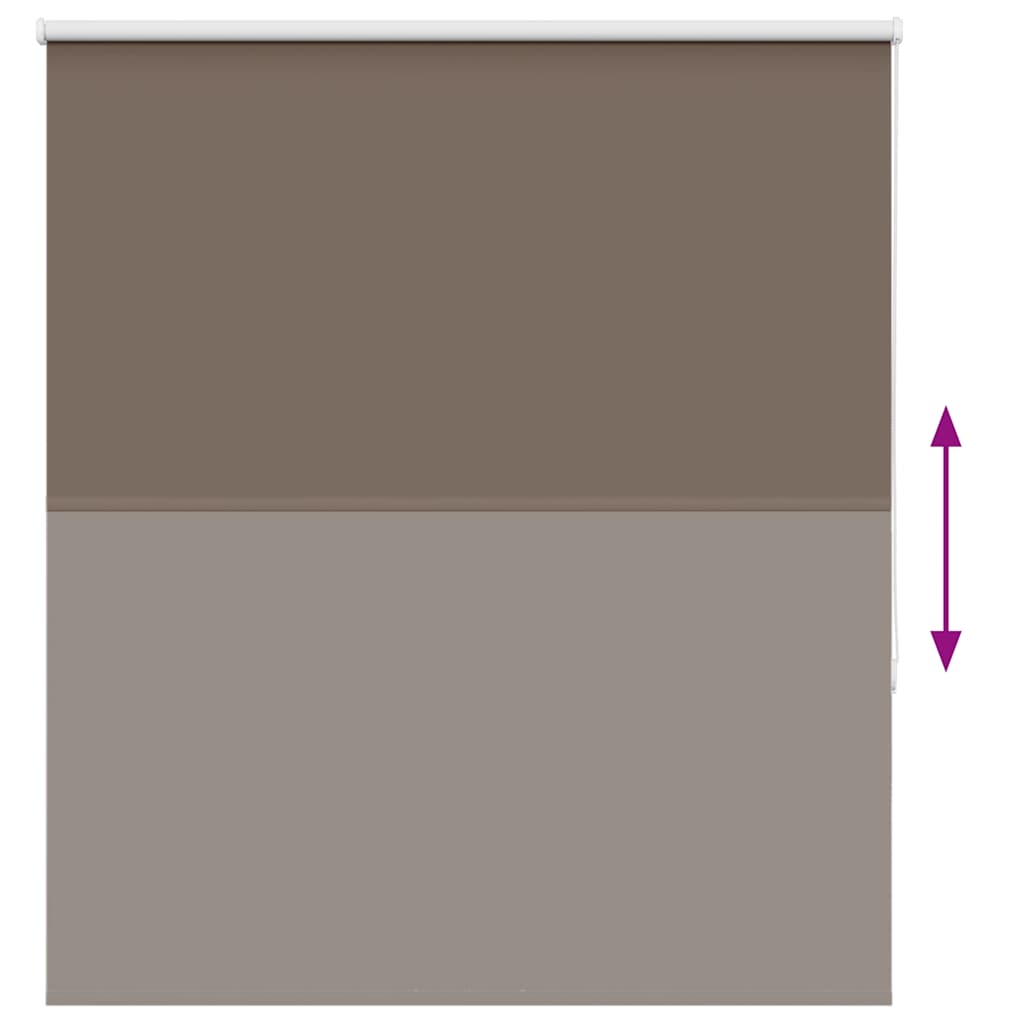 Rolo zavjesa Blackout Coffee 125x130 cm Širina tkanine 121,6 cm