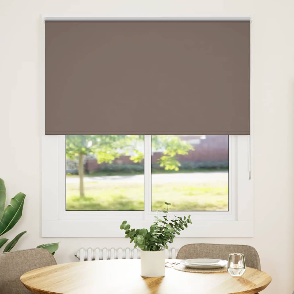 Rolo zavjesa Blackout Coffee 125x130 cm Širina tkanine 121,6 cm