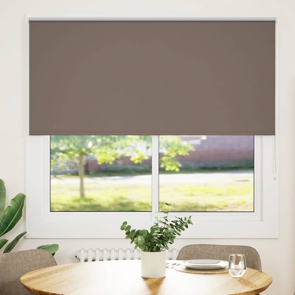 Rolo zavjesa za zamračivanje boje kave 150x175 cm Širina tkanine 146,6 cm Poliester