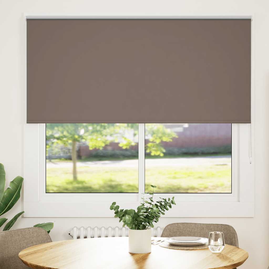 Rolo zavjesa za zamračivanje boje kave 165x175 cm Širina tkanine 161,6 cm Poliester