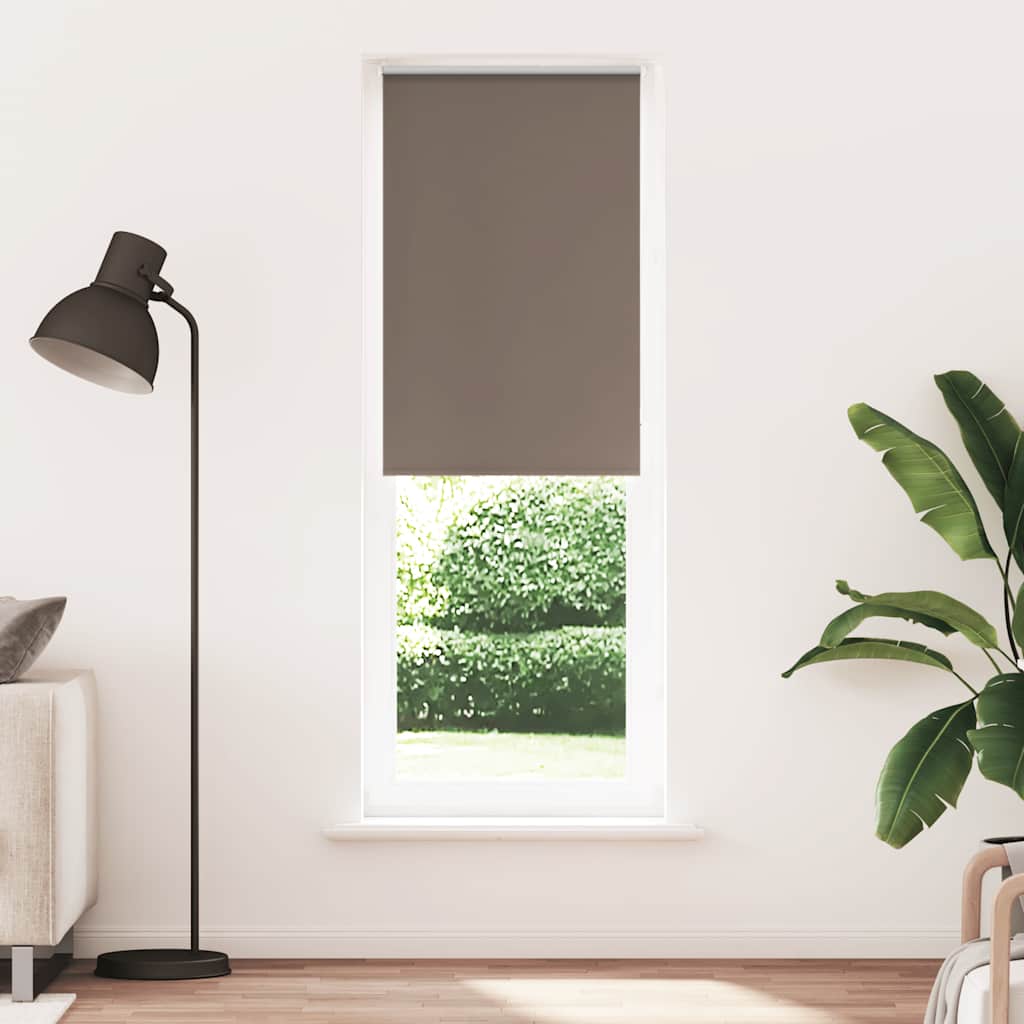 Rolo zavjesa za zamračivanje boje kave 65x210 cm Širina tkanine 60,7 cm Poliester