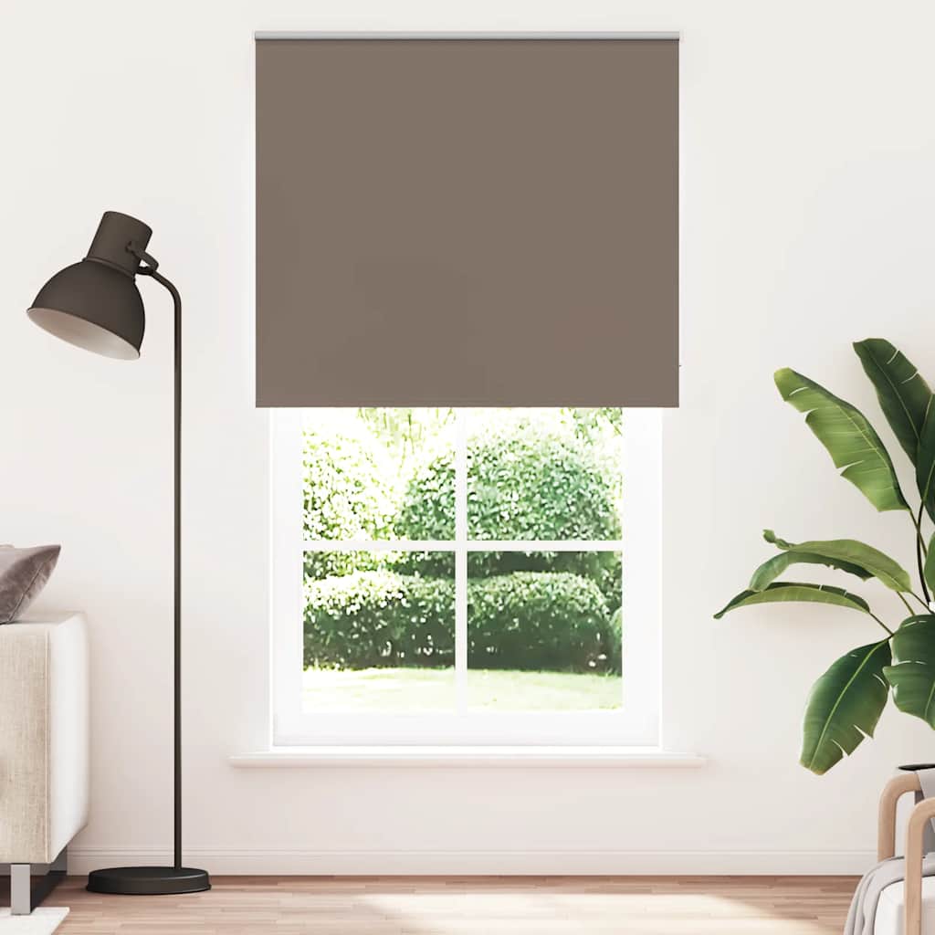 Rolo zavjesa za zamračivanje boje kave 135x210 cm Širina tkanine 131,6 cm Poliester