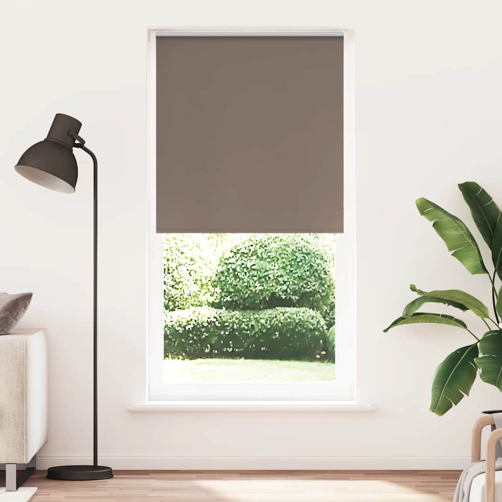 Rolo zavjesa za zamračivanje boje kave 90x230 cm Širina tkanine 85,7 cm Poliester