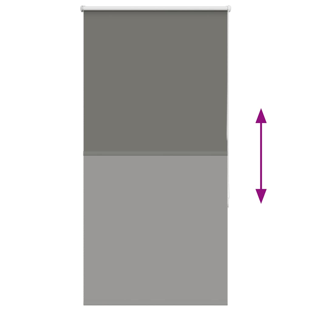 Rolo zavjesa Blackout siva 85x175 cm Širina tkanine 80,7 cm