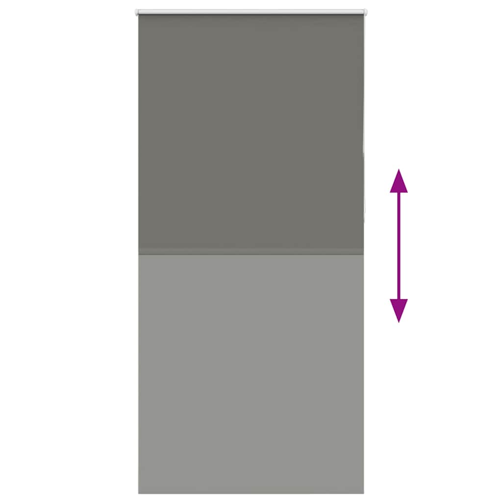 Rolo zavjesa Blackout siva 110x210 cm Širina tkanine 105,7 cm