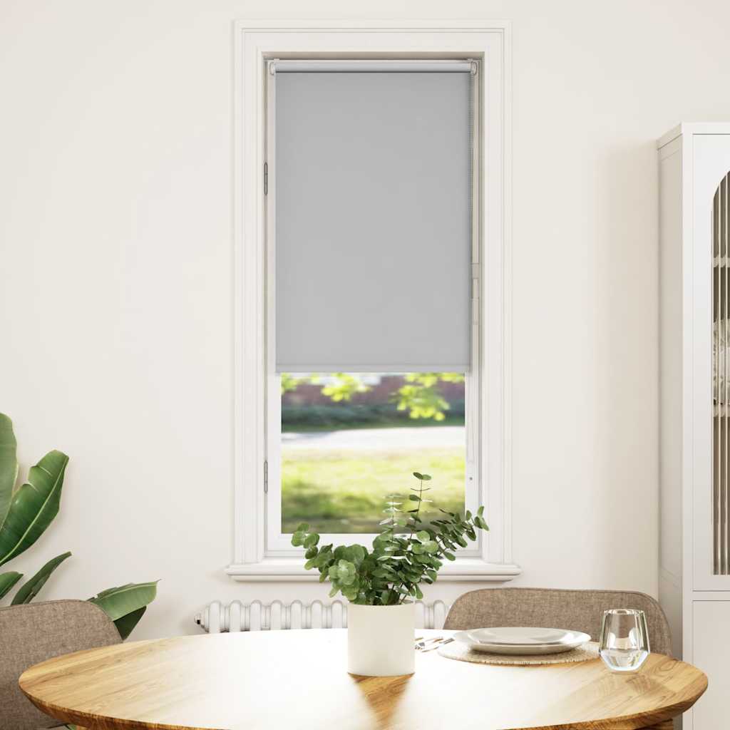 Rolo zavjesa Blackout svijetlo siva 55x130 cm Širina tkanine