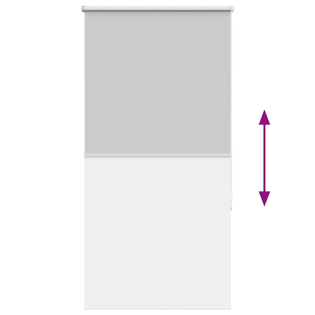 Rolo zavjesa Blackout svijetlo siva 90x130 cm Širina tkanine