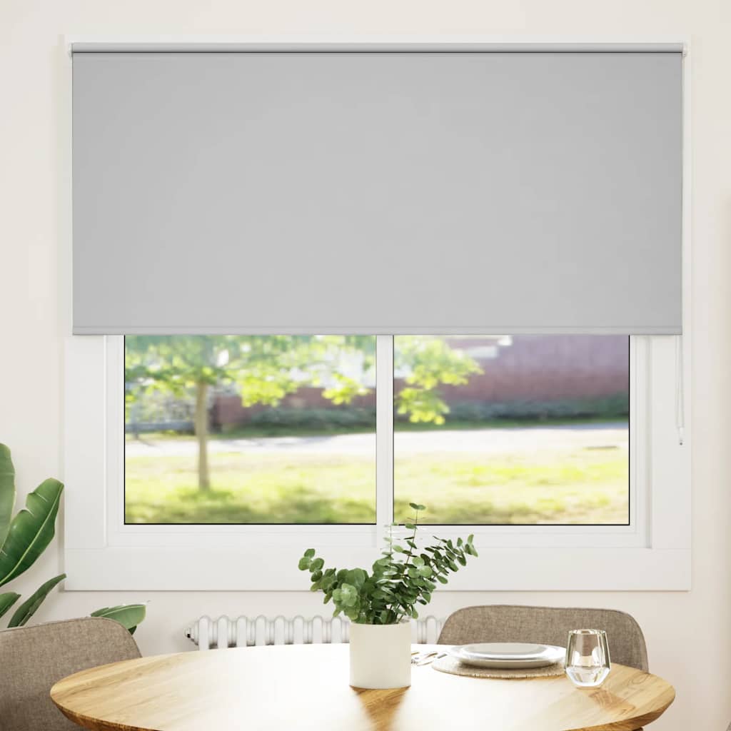 Rolo zavjesa Blackout svijetlo siva 165x150 cm Širina tkanine
