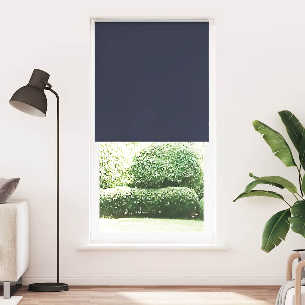 Rolo zavjesa za zamračivanje, mornarska, 105x210 cm, širina tkanine 100,7 cm, poliester