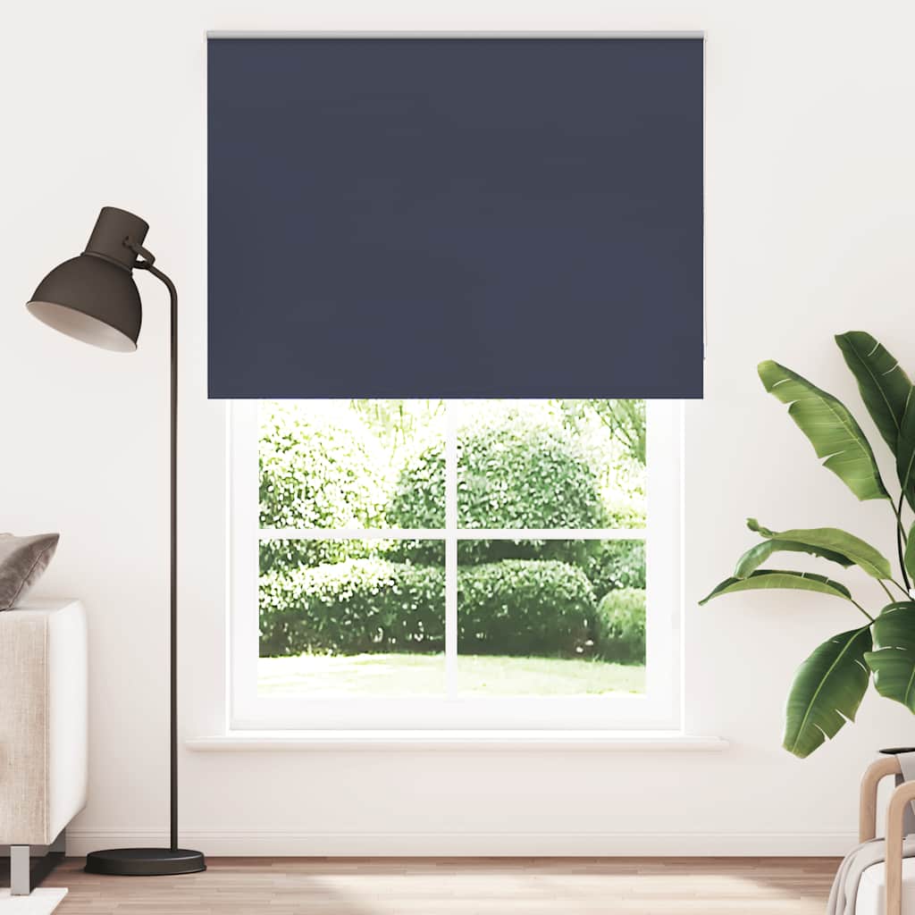 Rolo zavjesa za zamračivanje, mornarska, 150x210 cm, širina tkanine 146,6 cm, poliester