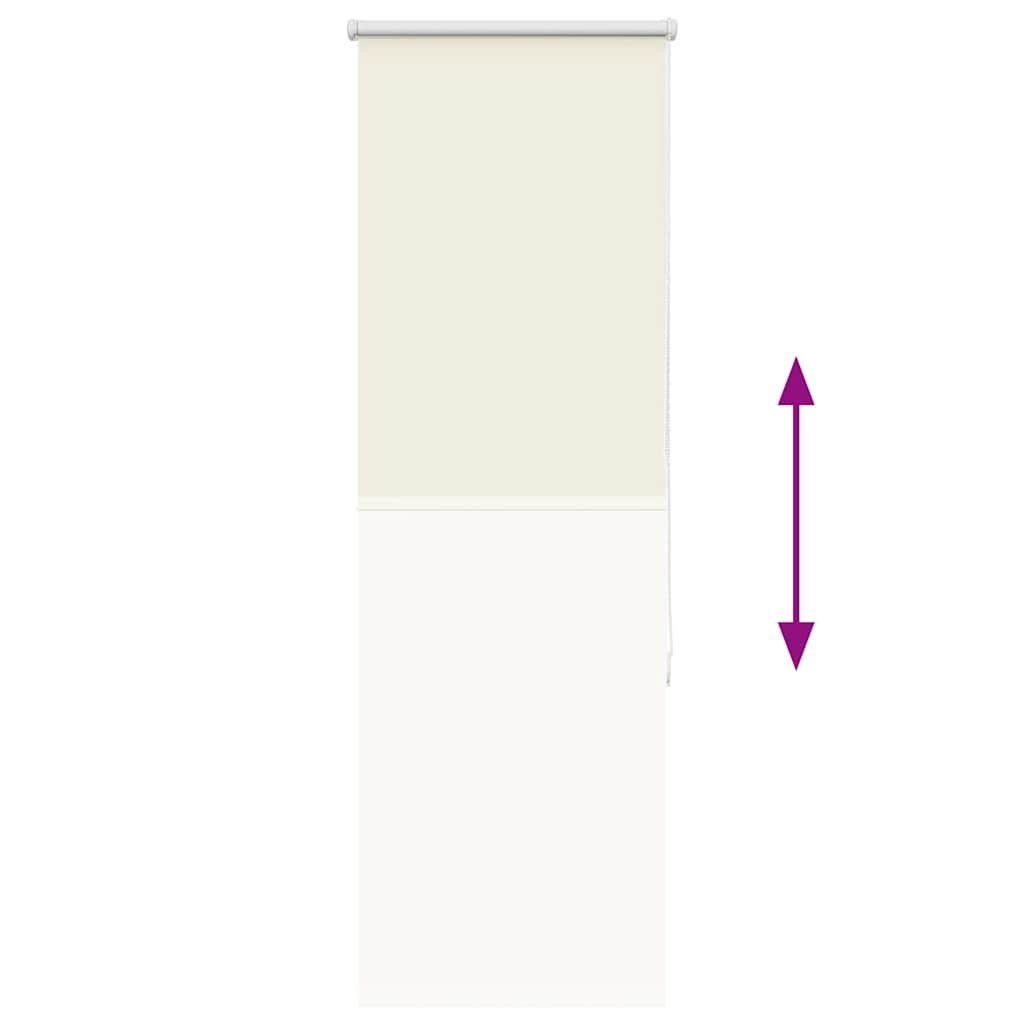 Rolo zavjesa za zamračivanje prljavo bijela 50x175 cm Širina tkanine 45,7 cm Poliester