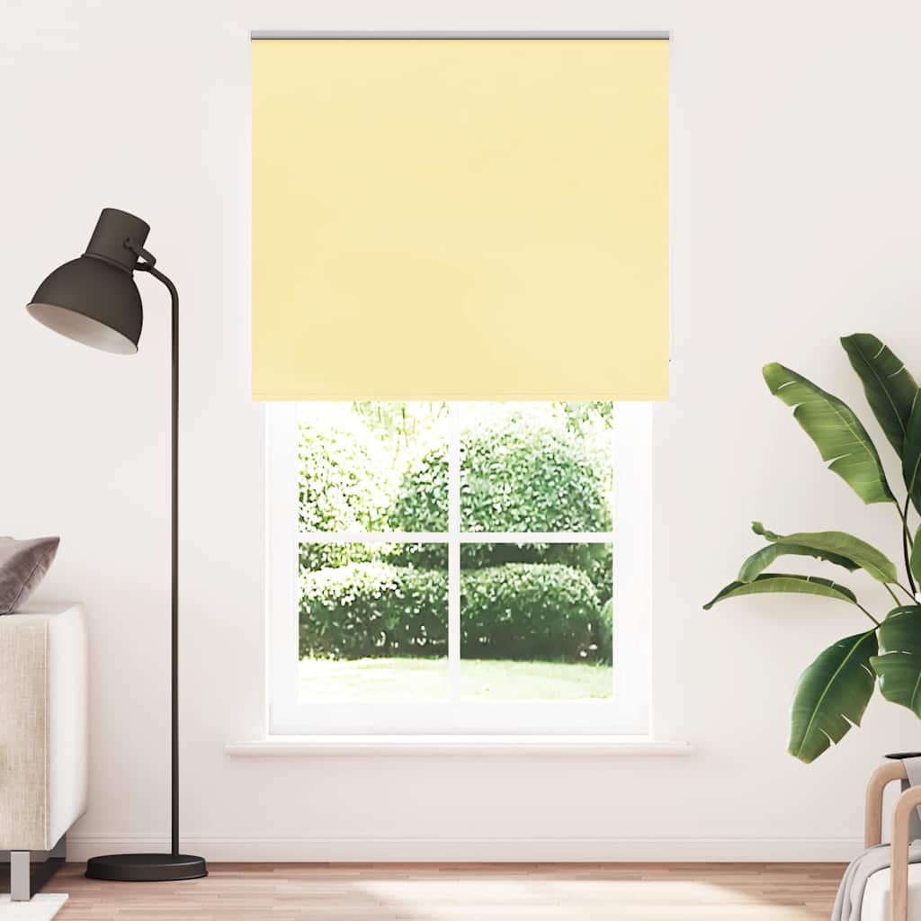 Rolo zavjesa za zamračivanje žuta 120x210 cm širina tkanine 116,6 cm poliester