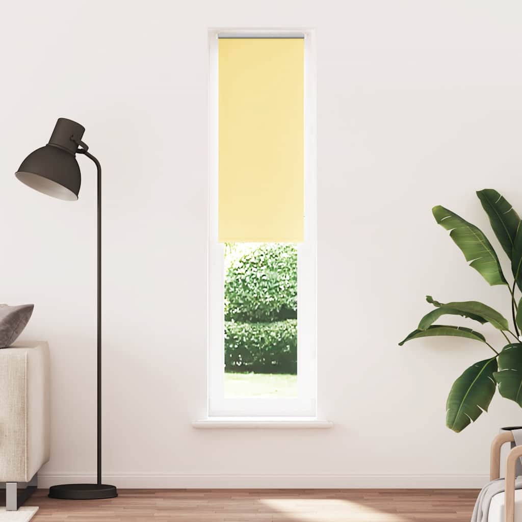 Rolo zavjesa za zamračivanje žuta 40x230 cm širina tkanine 35,7 cm poliester
