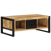 Stol za kavu 90x50x36 cm Puno grubo drvo Mango