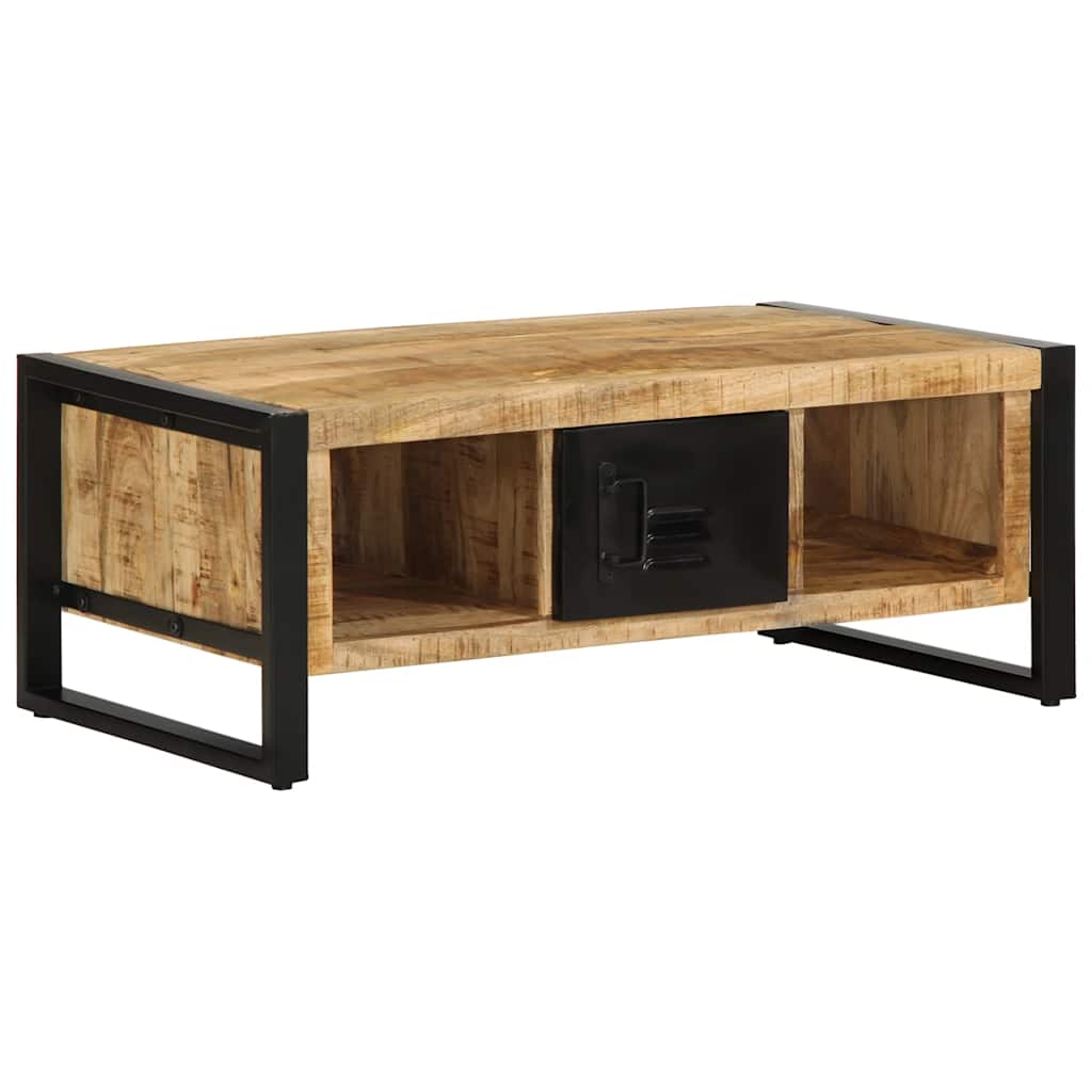 Stol za kavu 90x50x36 cm Puno grubo drvo Mango