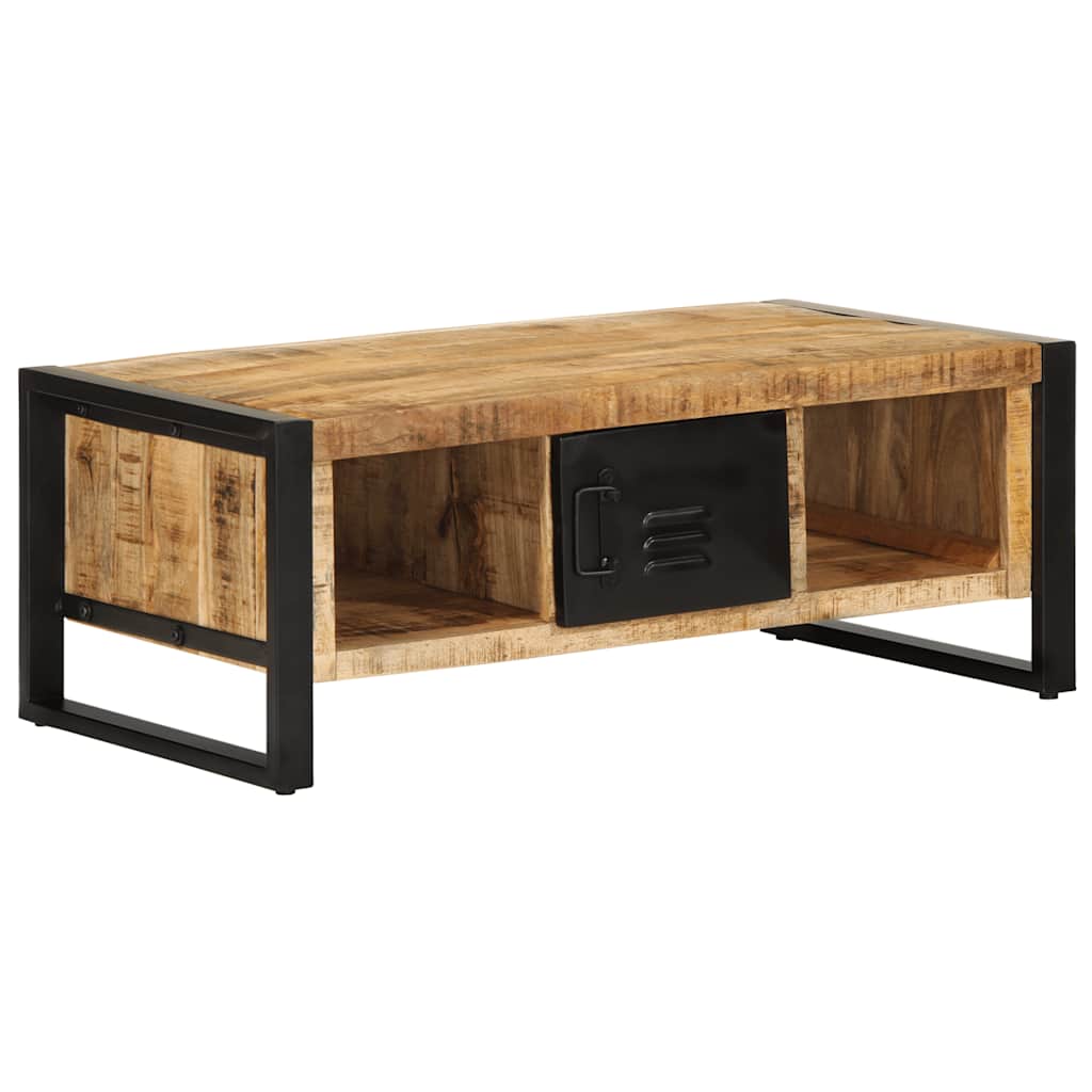 Stol za kavu 90x50x36 cm Puno grubo drvo Mango