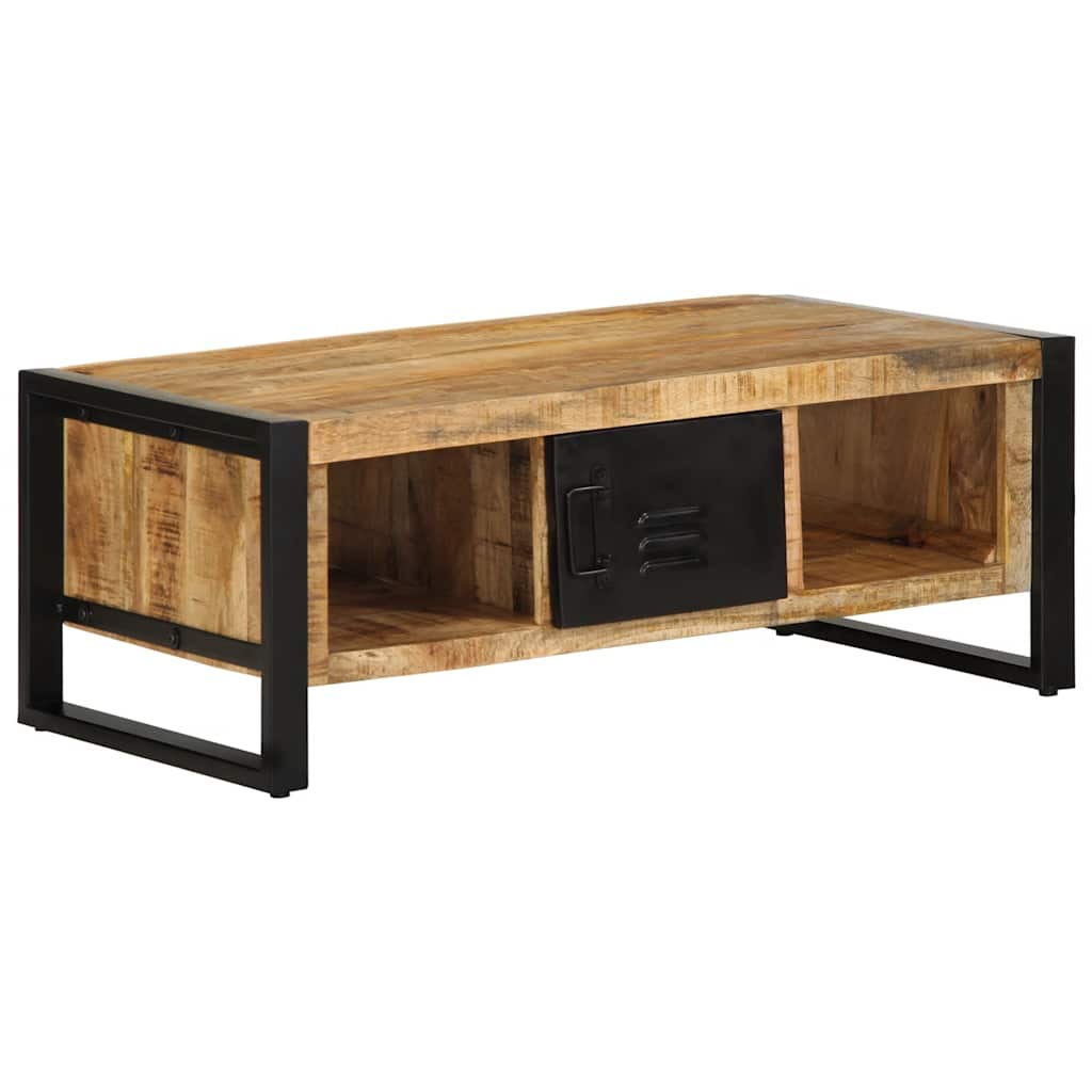 Stol za kavu 90x50x36 cm Puno grubo drvo Mango
