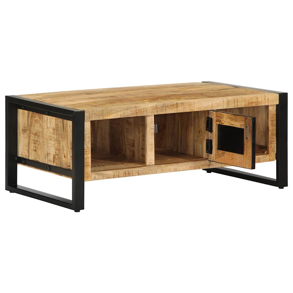 Stol za kavu 90x50x36 cm Puno grubo drvo Mango