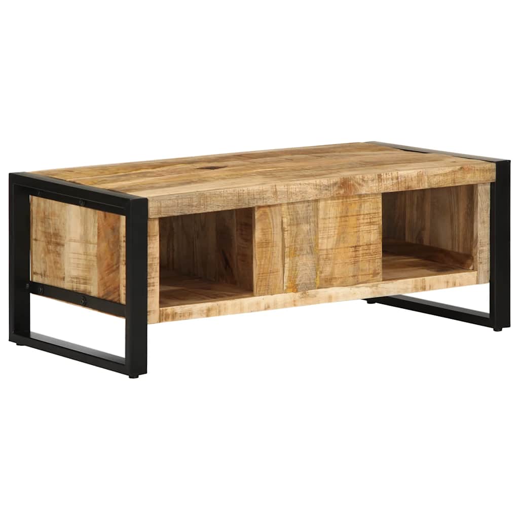 Stol za kavu 90x50x36 cm Puno grubo drvo Mango