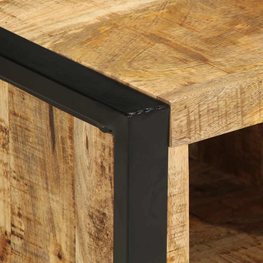 Stol za kavu 90x50x36 cm Puno grubo drvo Mango