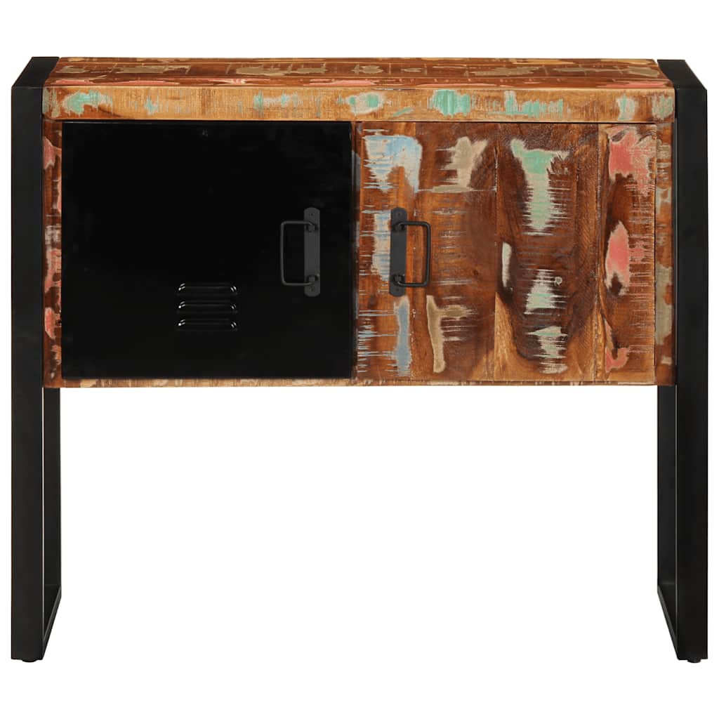 Konzolni ormarić Višebojni 90x35x75 cm Obrađeno puno drvo