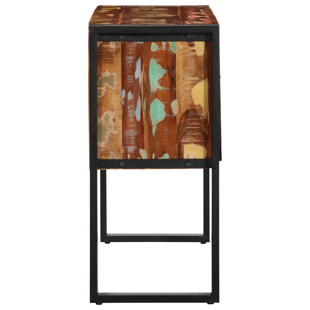Konzolni ormarić Višebojni 90x35x75 cm Obrađeno puno drvo