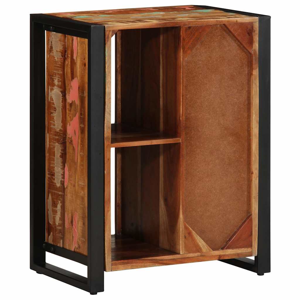 Komoda Višebojna 55x35x70 cm Puno Obrađeno Drvo