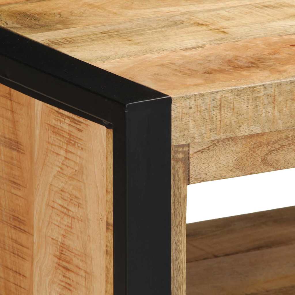 Klupa za cipele Smeđa 100 x 40 x 50 cm Čvrsto drvo manga