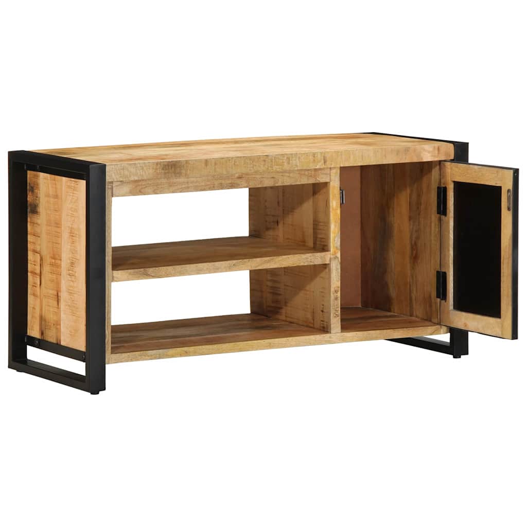 Klupa za cipele Smeđa 100 x 40 x 50 cm Čvrsto drvo manga