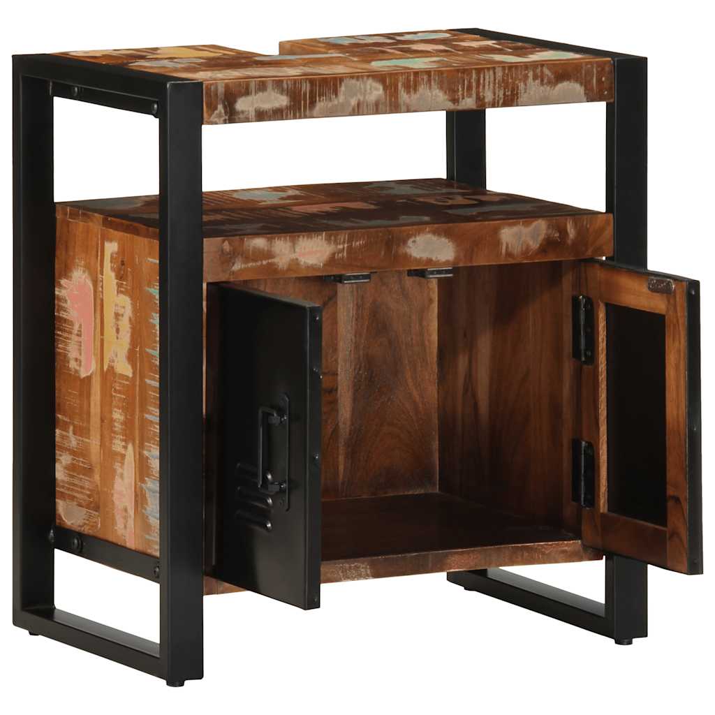 Kupaonski ormarić za umivaonik 55x35x60 cm Obrađeno puno drvo