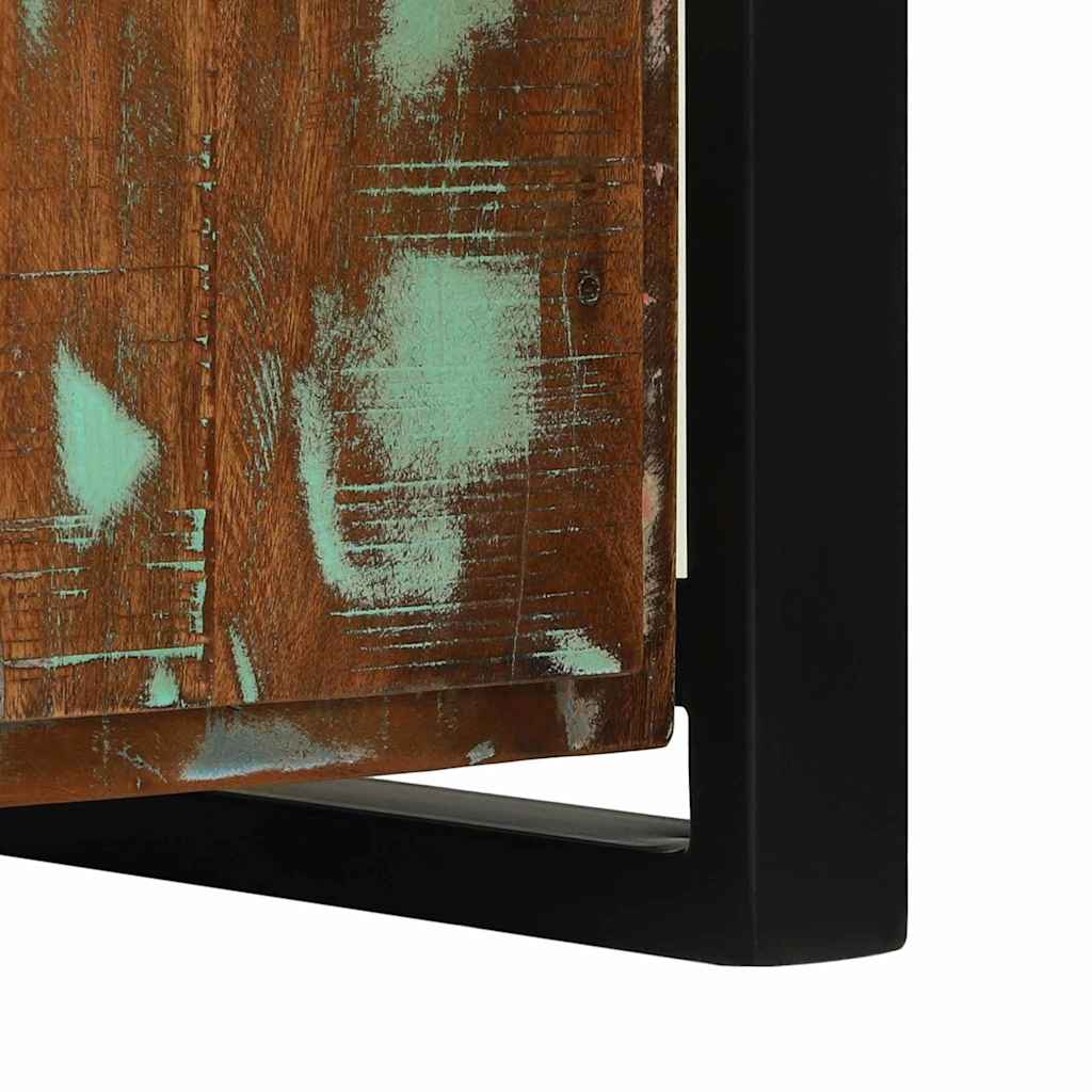 Klupa kabinet Šareni 100 x 35 x 50 cm Čvrsto drvo iz reciklaže