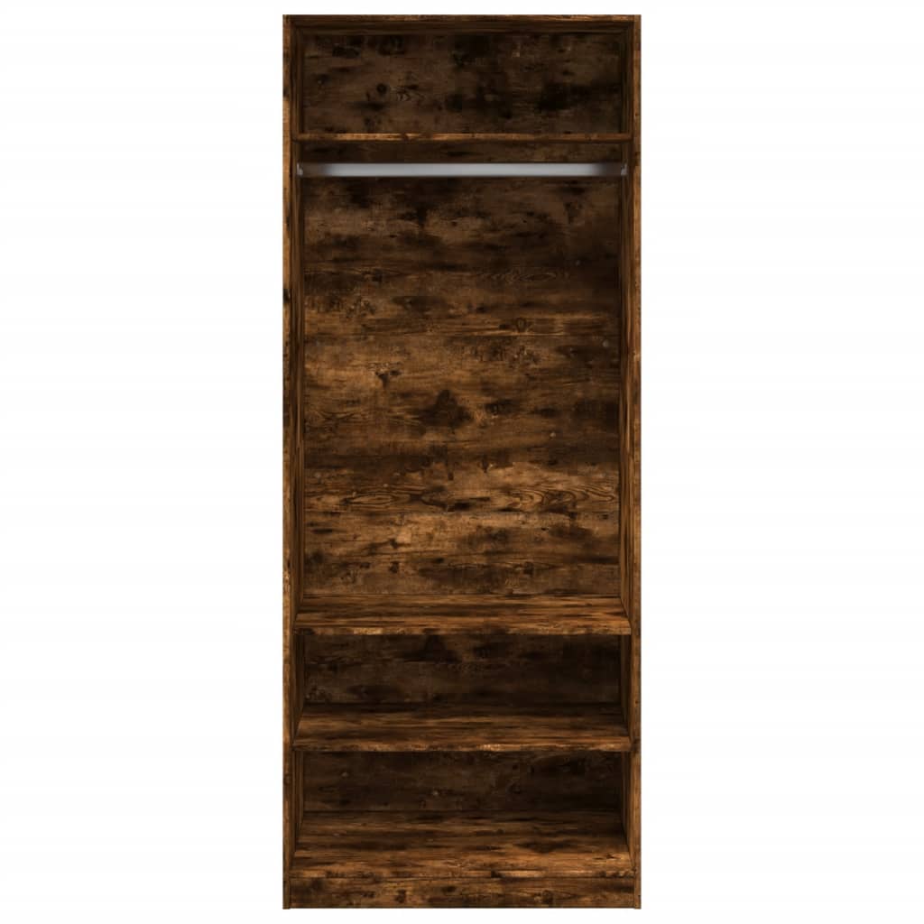 Ormar boja dimljenog hrasta 80x50x200 cm konstruirano drvo