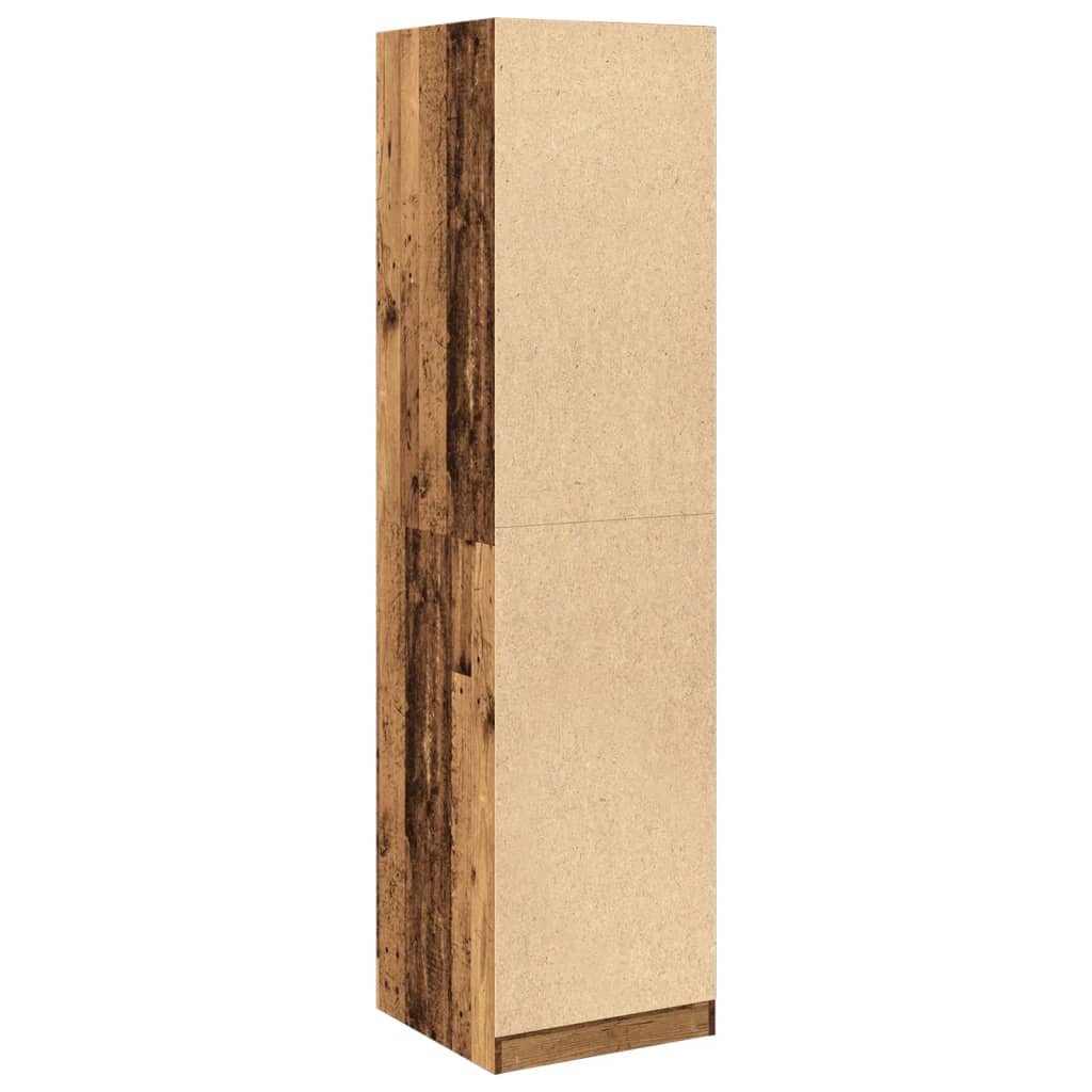 Ormar boja staro drvo 50 x 50 x 200 cm od konstruiranog drva